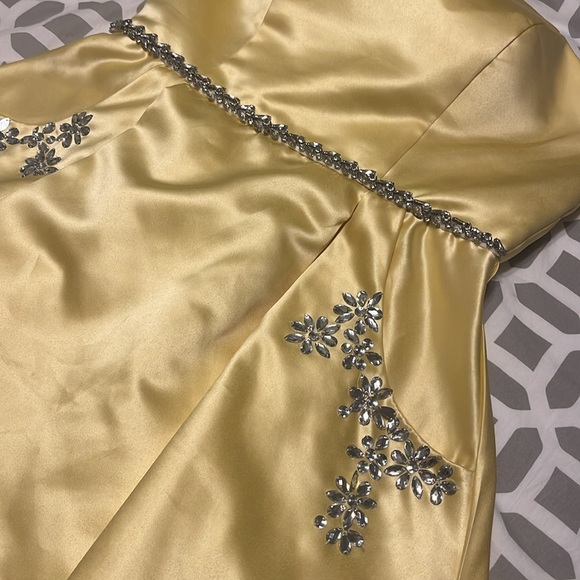 Yellow Homecoming Dress - Picture 6 of 9